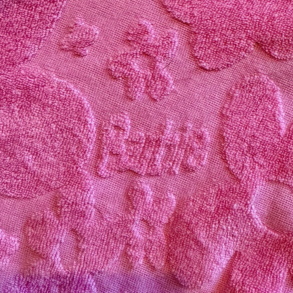 Barbie™ Pink Floral Cropped Zip-Up Hoodie - Picture 13 of 14